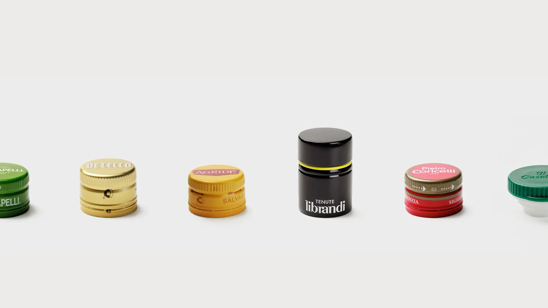 Condiment Closures — Patented pourers and anti-fill systems for oils, sauces and vinegars.