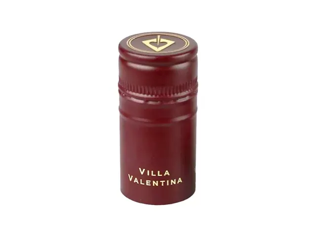 Hot foil lamination applied to a wine closure